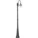 Orion 1 Light 94.63 inch Black Post Light, Solar